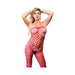 Beverly Hills Naughty Girl Crotchless Mesh Jumper Pink O/s - SexToy.com