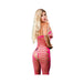 Beverly Hills Naughty Girl Crotchless Mesh Jumper Pink O/s - SexToy.com