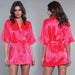 BeWicked Satin Robe-Hot Pink X-Large - SexToy.com