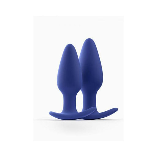 Biird Regii 2-piece Anal Plug Set Blue - SexToy.com