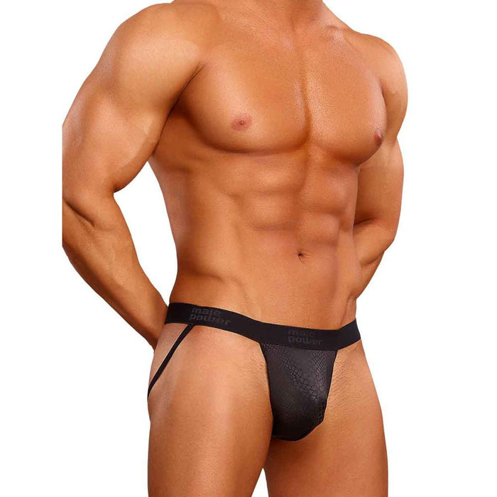 Black Cobra Jock Black L/Xl - SexToy.com