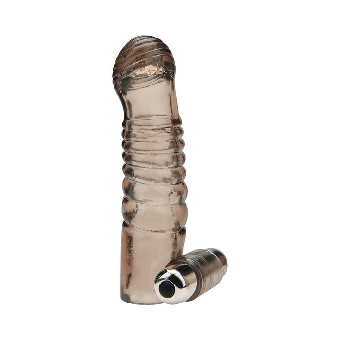 Blue Line 5.25 In. Vibrating Penis Enhancing Sleeve Extension - SexToy.com