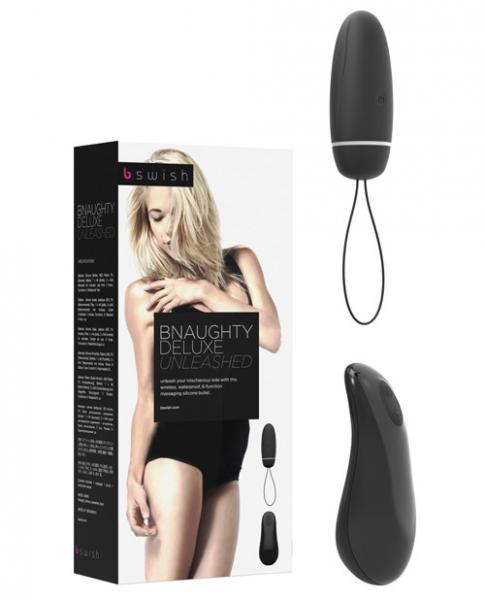 Bnaughty Deluxe Unleashed Wireless Bullet Vibrator Black | SexToy.com