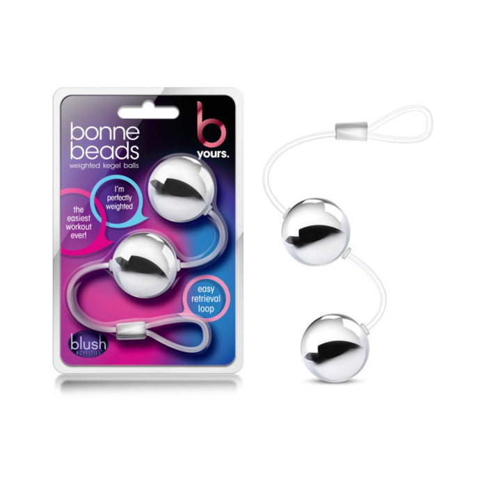 Bonne Beads Weighted Kegel Balls Silver | SexToy.com