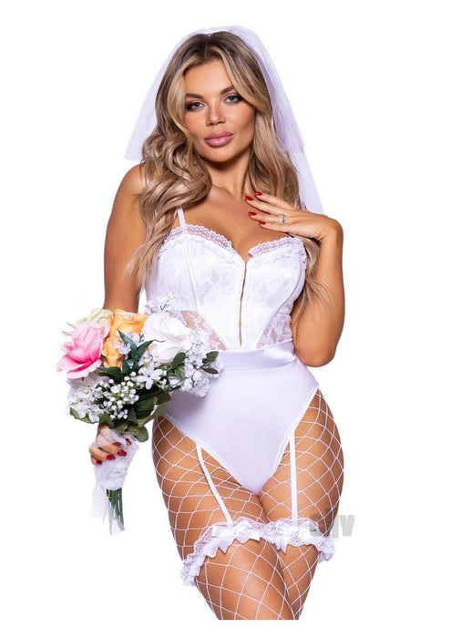 Bridal Babe 3pc Xs White - SexToy.com