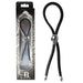 C-ring Lasso Silver Skull Bead Leather Strap Black | SexToy.com