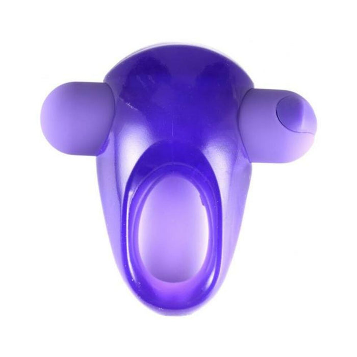 Casey Vibrating Erection Enhancer Ring Purple - SexToy.com