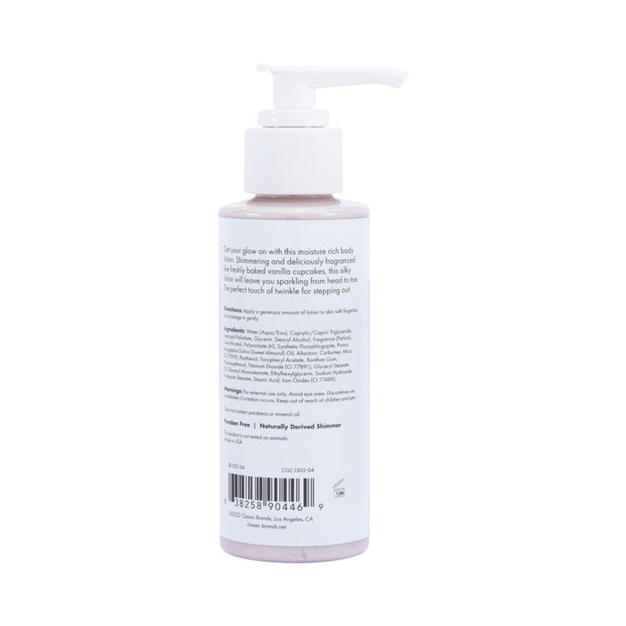 Cg Glow Vanilla Cupcake Shimmer Lotion Pink 4 Oz. - SexToy.com