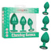 Cheeky Gems 3 pc Plug Set - Green - SexToy.com