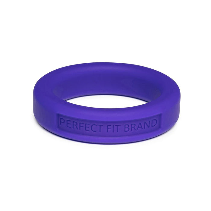 Classic 1.4 (36 mm) Silicone Med. Stretch Penis Ring Purple - SexToy.com