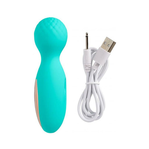 Cloud 9 Health & Wellness Flexi-Massager Rechargeable Wand Teal - SexToy.com