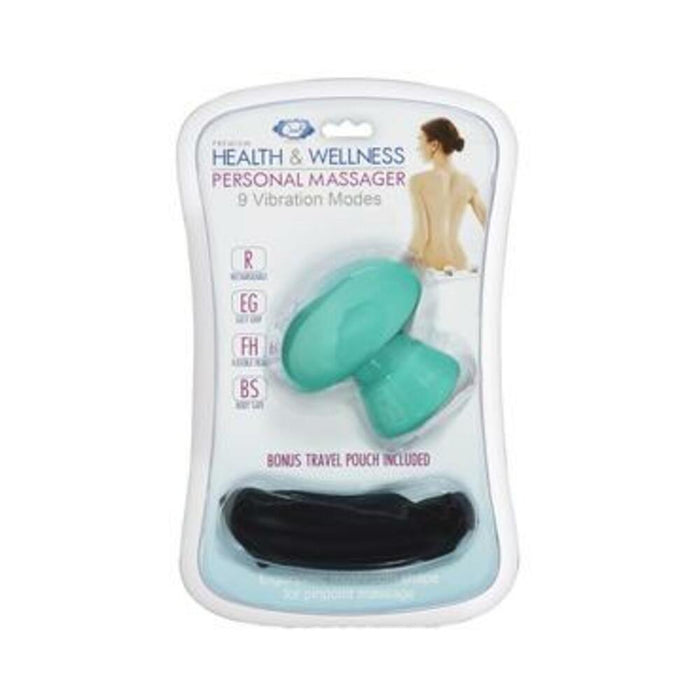 Cloud 9 Health & Wellness Teal Personal Mushroom Massager - SexToy.com