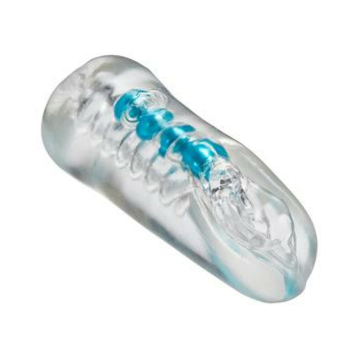 Cloud 9 Personal Double Ended Beaded Stroker Clear - SexToy.com