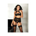 Collared Lace Bra & Thong (goes W/ Style Soh31488) Black 34 - SexToy.com