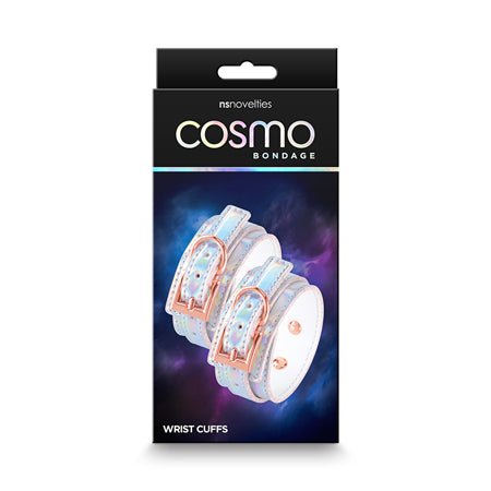 Cosmo Bondage Wrist Cuffs - Rainbow - SexToy.com