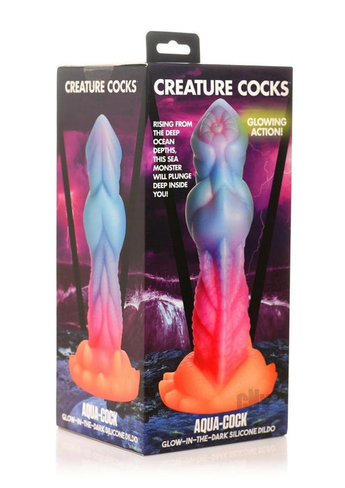 Creature Cocks Aqua Cock Dildo - SexToy.com