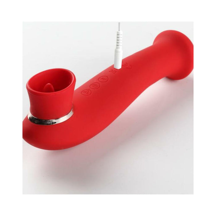 Destiny Red Sucking Clitoral Stimulator - SexToy.com