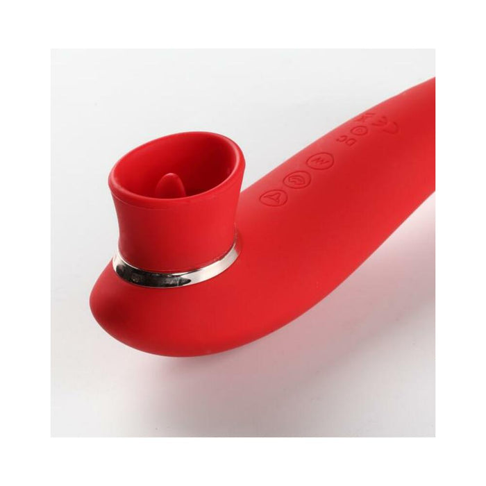 Destiny Red Sucking Clitoral Stimulator - SexToy.com