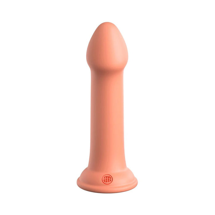 Dillio Platinum Big Hero Silicone Dildo 6 In. Peach - SexToy.com