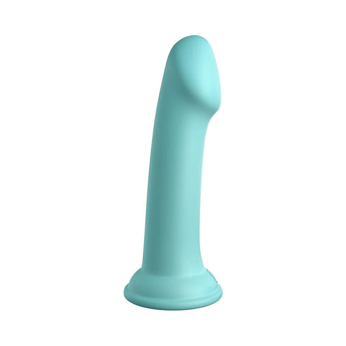 Dillio Platinum Big Hero Silicone Dildo 6 In. Teal - SexToy.com