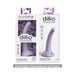 Dillio Platinum Curious Five Silicone Dildo 5 In. Purple - SexToy.com