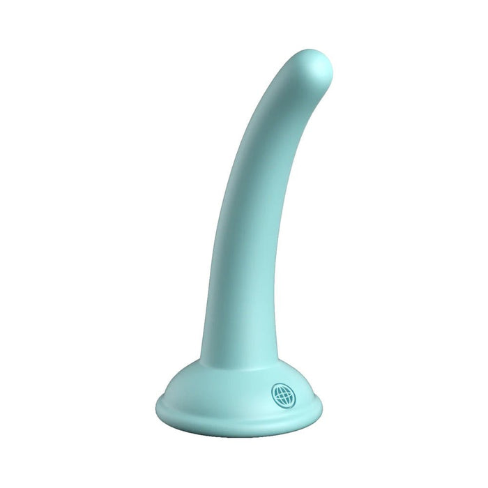 Dillio Platinum Curious Five Silicone Dildo 5 In. Teal - SexToy.com