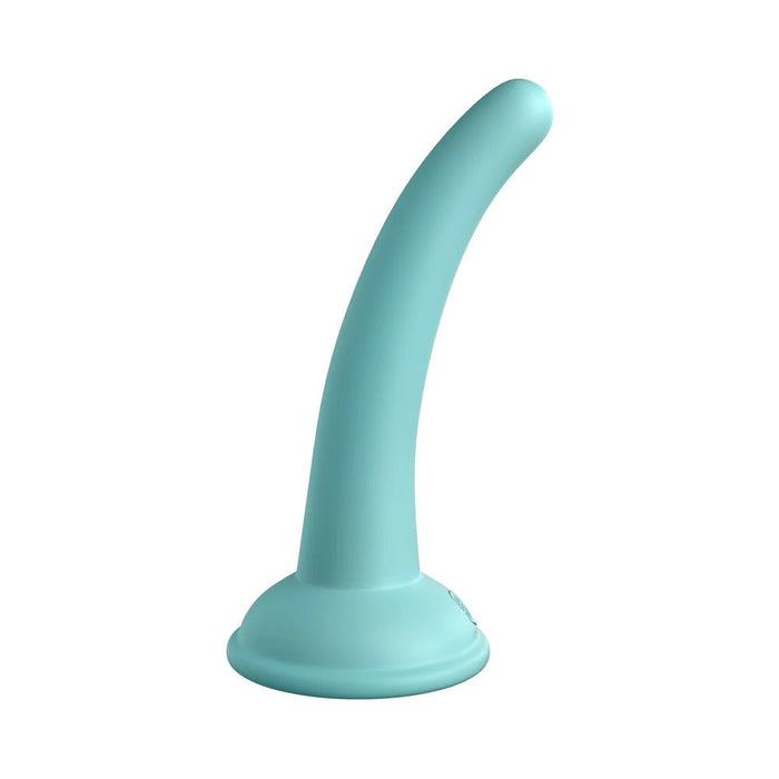 Dillio Platinum Curious Five Silicone Dildo 5 In. Teal - SexToy.com