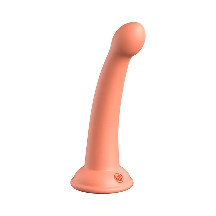 Dillio Platinum Secret Explorer Silicone Dildo 6 In. Peach - SexToy.com