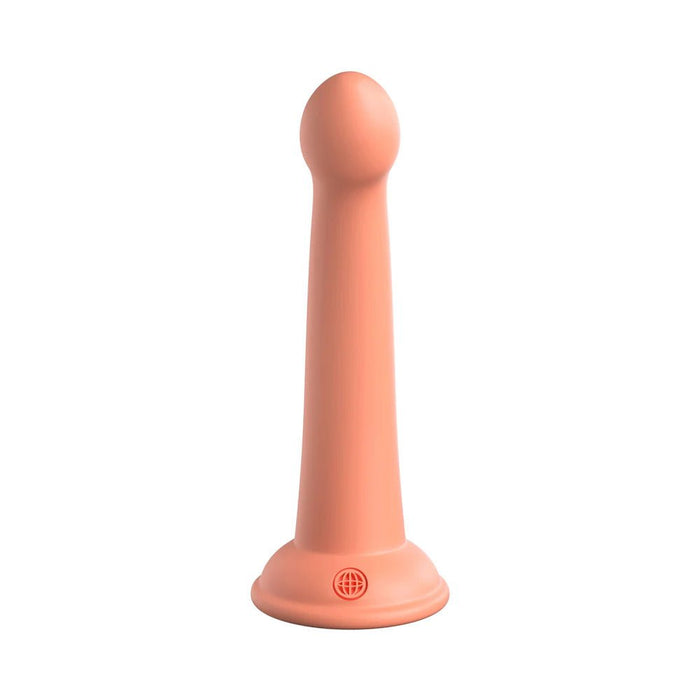 Dillio Platinum Secret Explorer Silicone Dildo 6 In. Peach - SexToy.com