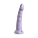 Dillio Platinum Slim Seven Silicone Dildo 7 In. Purple - SexToy.com