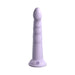 Dillio Platinum Slim Seven Silicone Dildo 7 In. Purple - SexToy.com