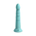 Dillio Platinum Slim Seven Silicone Dildo 7 In. Teal - SexToy.com