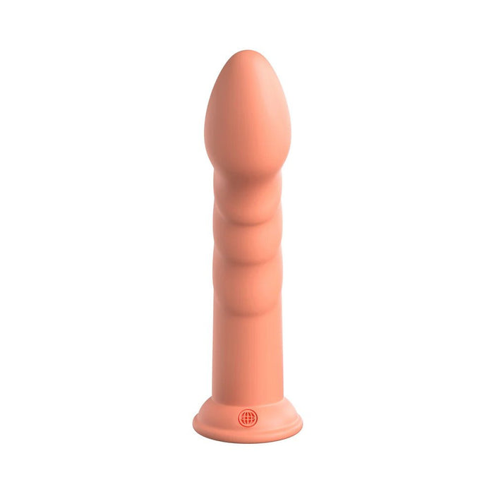 Dillio Platinum Super Eight Silicone Dildo 8 In. Peach - SexToy.com