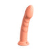 Dillio Platinum Super Eight Silicone Dildo 8 In. Peach - SexToy.com