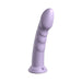 Dillio Platinum Super Eight Silicone Dildo 8 In. Purple - SexToy.com