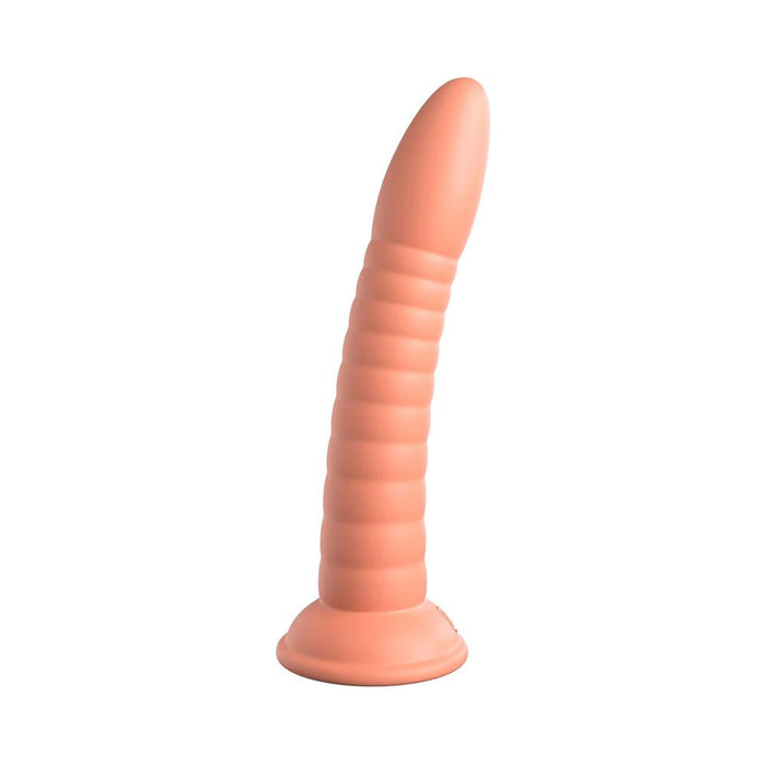 Dillio Platinum Wild Thing Silicone Dildo 7 In. Peach - SexToy.com