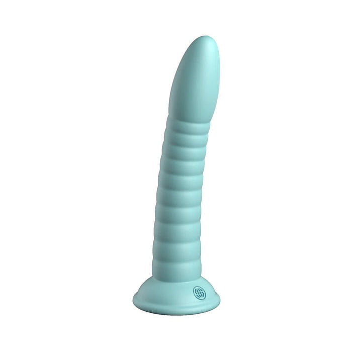 Dillio Platinum Wild Thing Silicone Dildo 7 In. Teal - SexToy.com