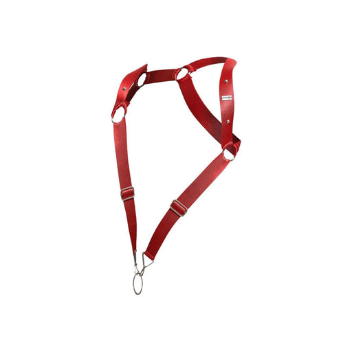 Dngeon Straight Back Harness Cherry One Size - SexToy.com