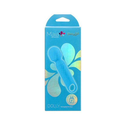 Dolly Blue Silicone Mini Wand Rechargeable - SexToy.com