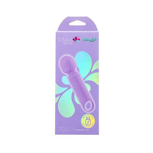 Dolly Purple Silicone Mini Wand Rechargeable - SexToy.com