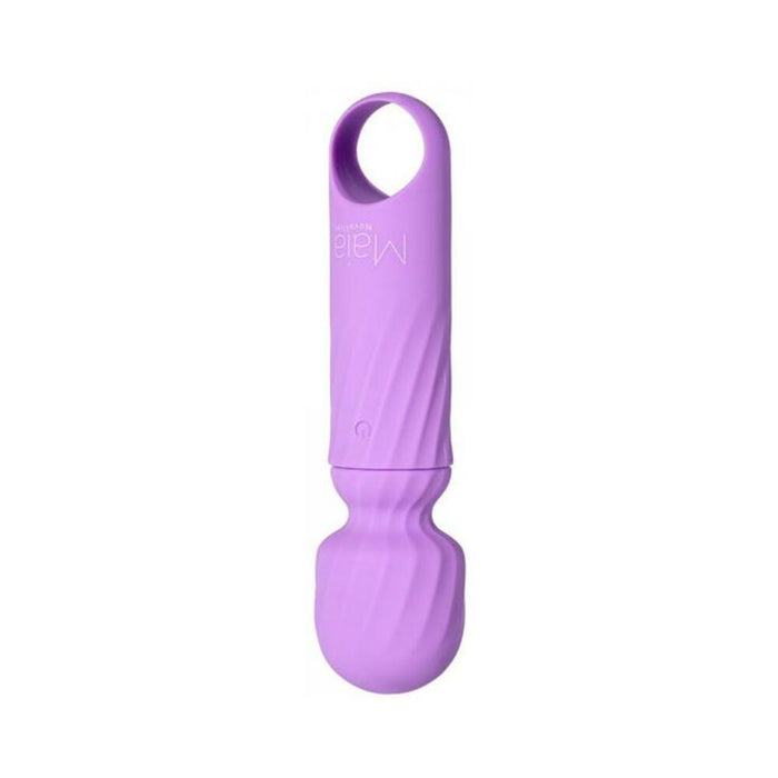 Dolly Purple Silicone Mini Wand Rechargeable - SexToy.com