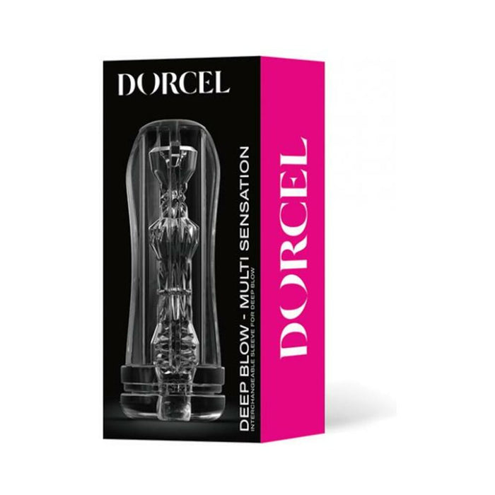 Dorcel Deep Blow Multi Sensation Sleeve - Clear - SexToy.com