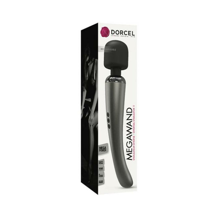 Dorcel Megawand Rechargeable Wand - Chrome Silver - SexToy.com