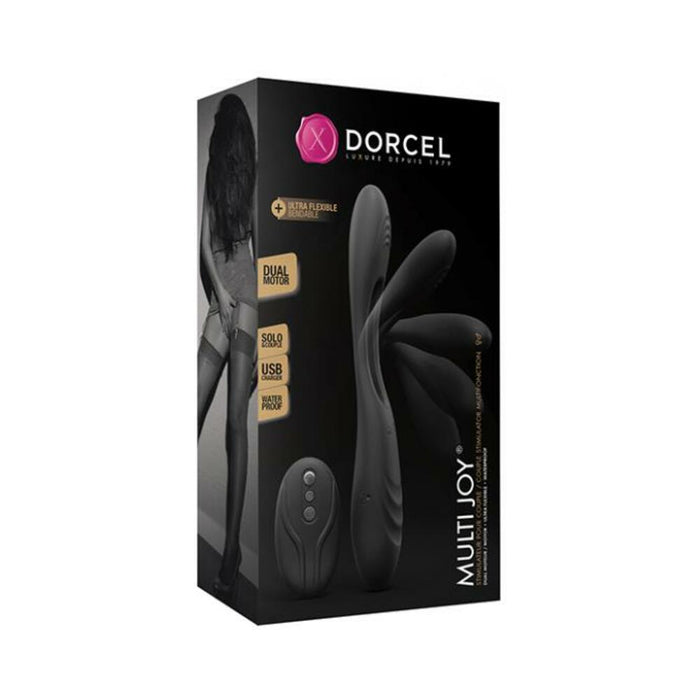 Dorcel Multi Joy Bendable Stimulator - Black - SexToy.com