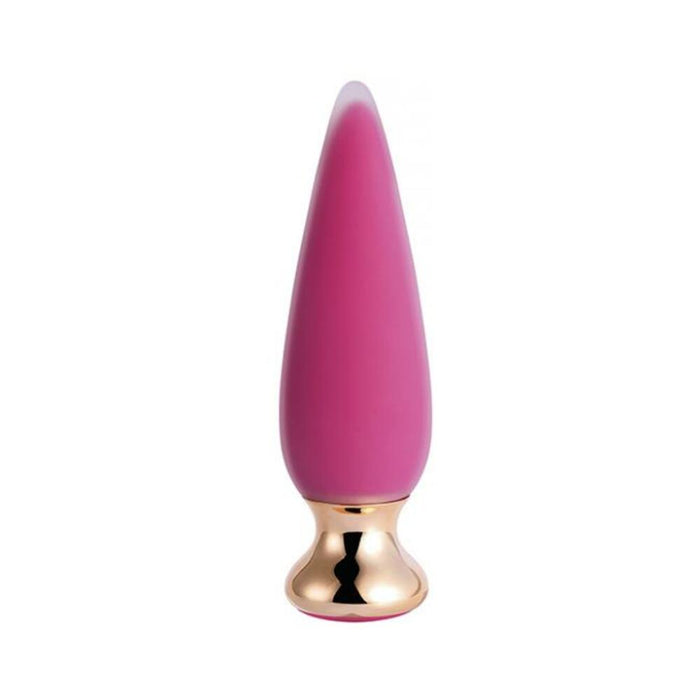 Doro Plus Vibrating Anal Plug With Remote Control - Pink - SexToy.com