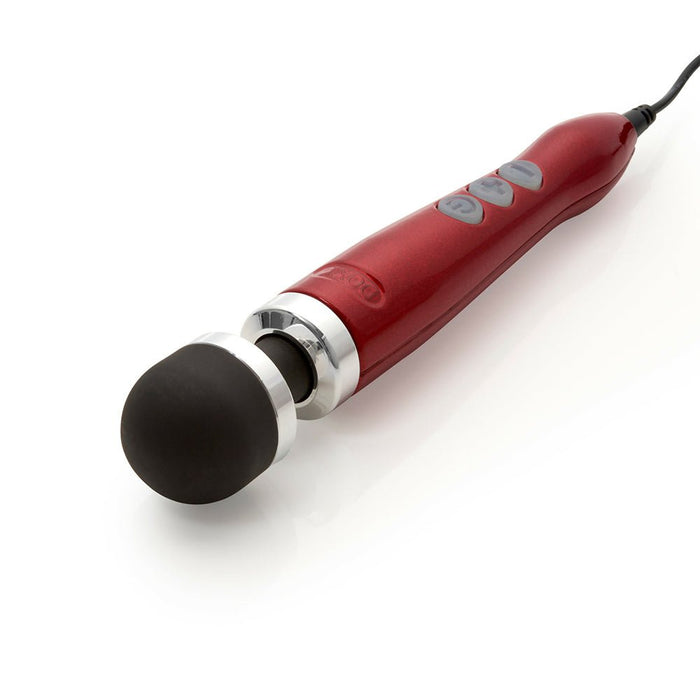 Doxy Die Cast 3 Compact Wand Vibrator Candy Red - SexToy.com