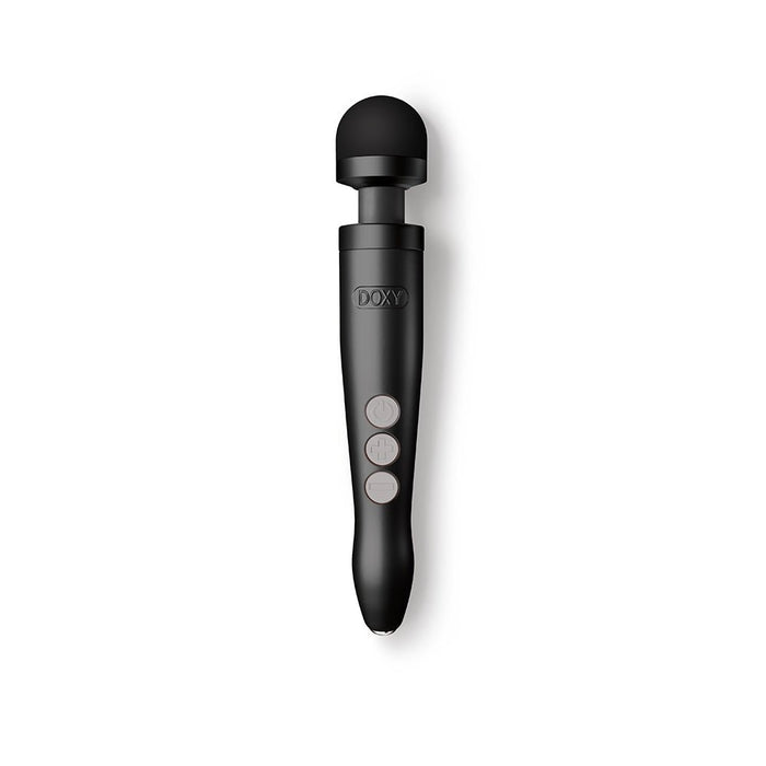 Doxy Die Cast 3r Rechargeable Compact Wand Vibrator Matte Black - SexToy.com