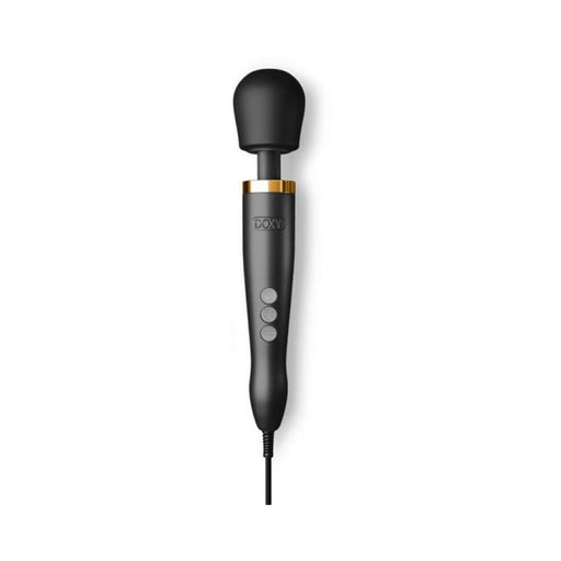 Doxy Die Cast Wand Matte Black & 24k Gold - SexToy.com