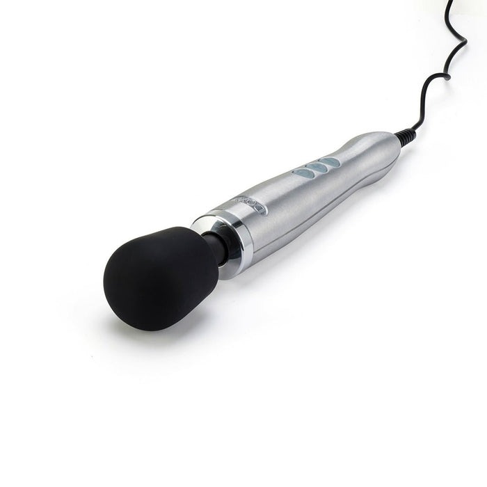 Doxy Die Cast Wand Vibrator Brushed Metal - SexToy.com