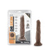 Dr. Skin Dr. Carter Dong With Suction Cup Silicone 7 In. Chocolate - SexToy.com